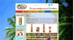 Desktop Screenshot of caribproduct.com